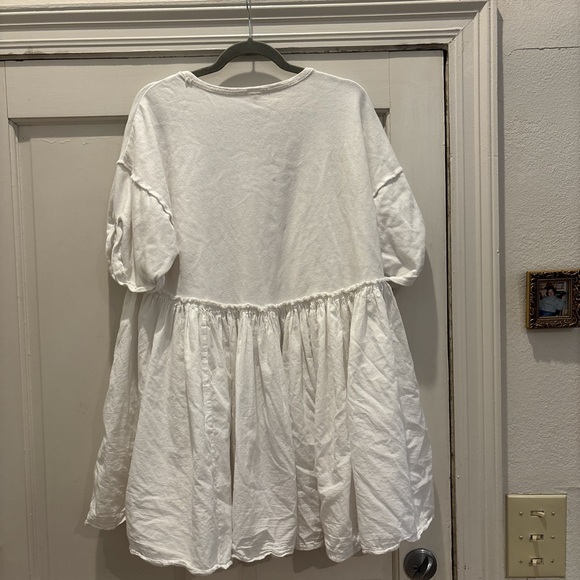 Free People White Mini Dress - Picture 2 of 3